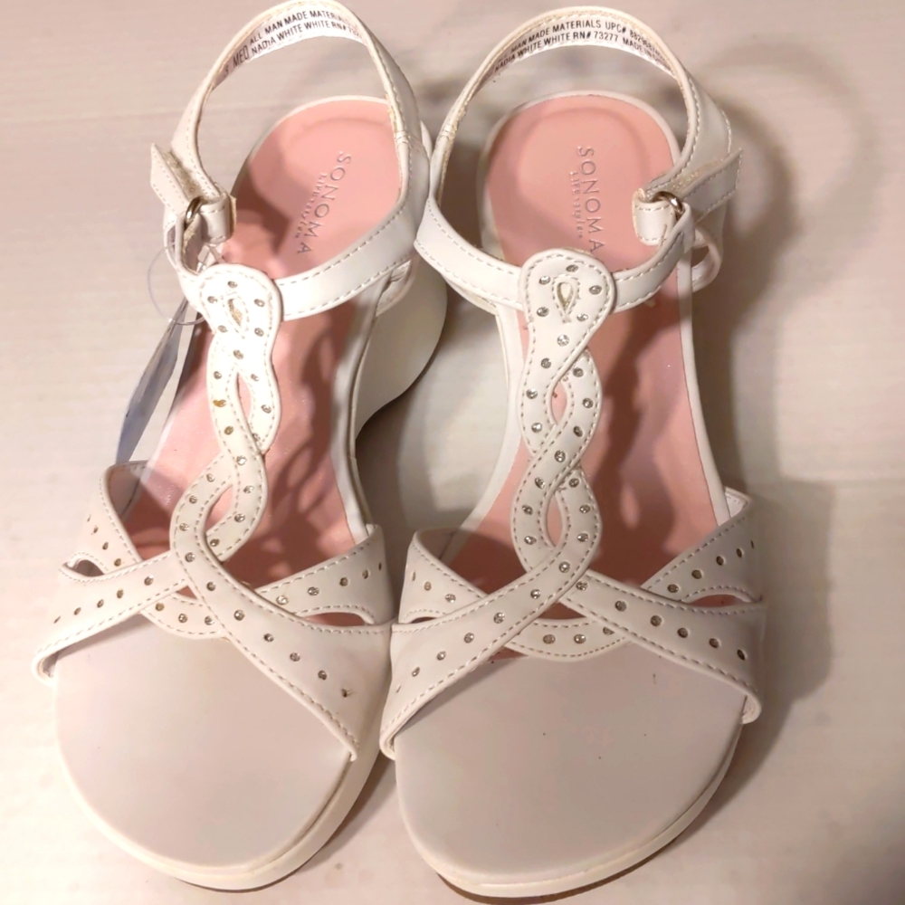 Sonoma Lifestyle Girls Slingback Sandals Size 3
